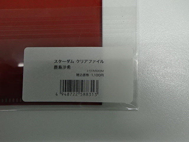 スターダム　クリアファイル　鹿島沙希