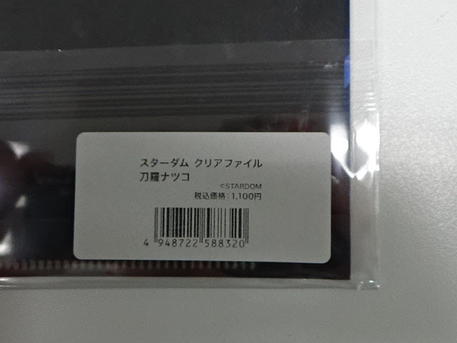 スターダム　クリアファイル　刀羅ナツコ